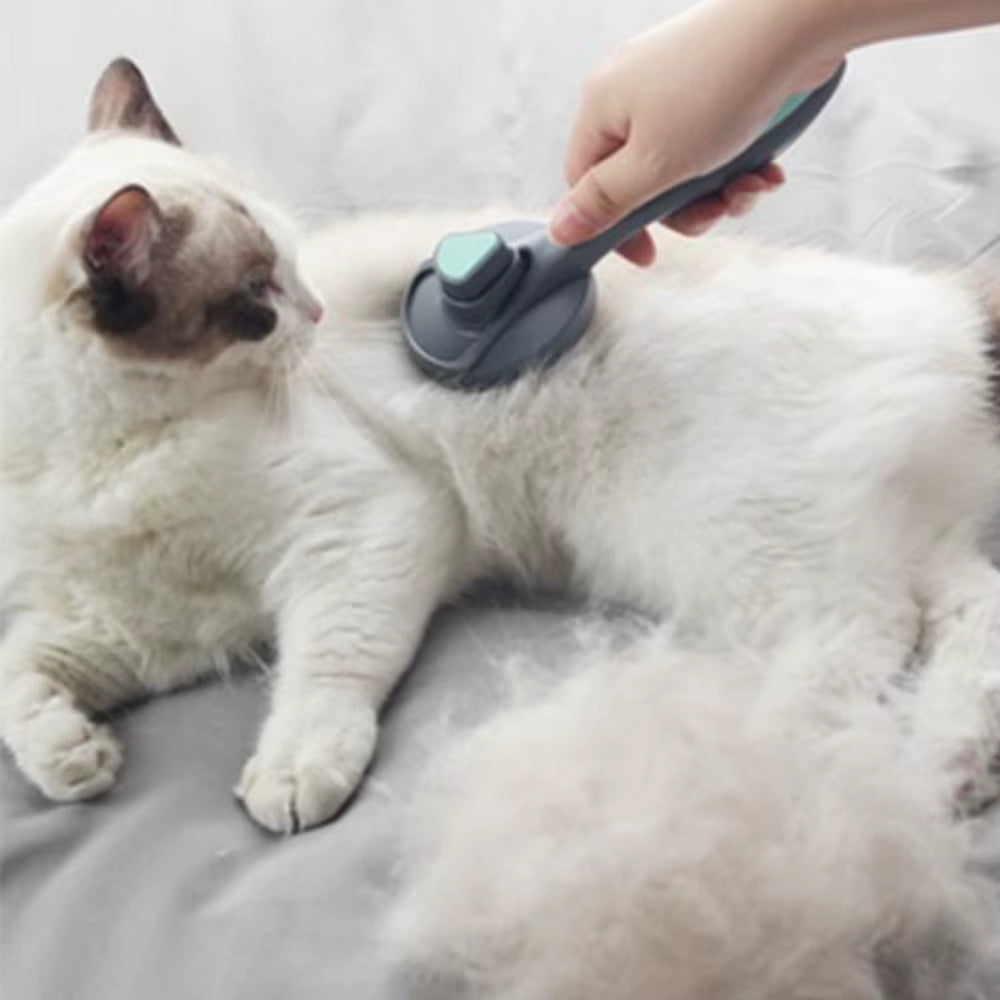 Self-Cleaning Pet Deshedding Comb – Groom Smarter, Shed Less, Love More